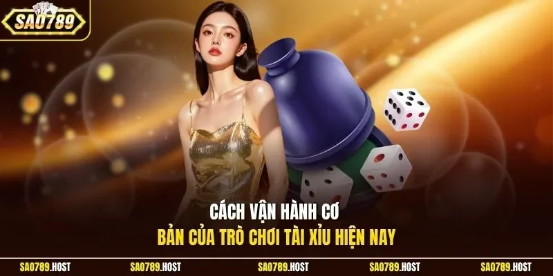 Cách vận hành cơ bản của trò chơi Tài Xỉu hiện nay
