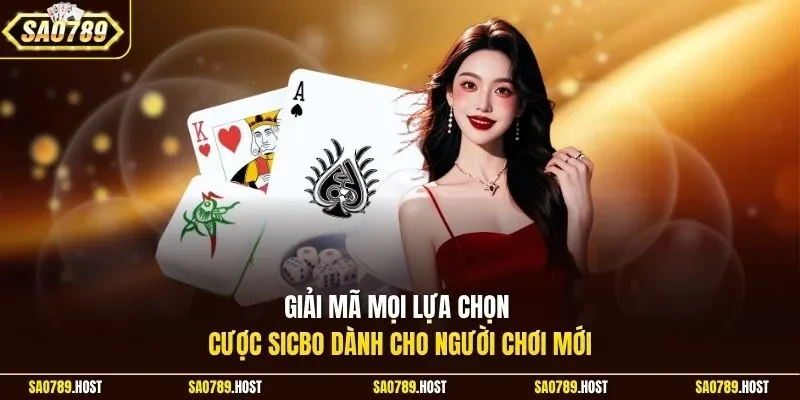 Giải mã mọi lựa chọn cược Sicbo dành cho người chơi mới